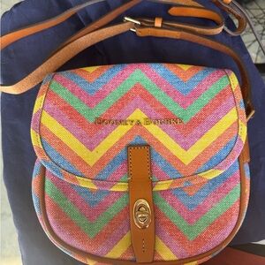 Dooney & Bourke Multicolor Chevron Crossbody Bag
